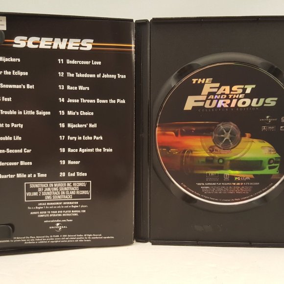 THE FAST AND THE FURIOUS Collectors Edition DVD Widescreen - Picture 4 of 9